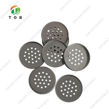 China principal fabricante 2032 caixa de célula de botão de ar de lítio com meshed-304ss