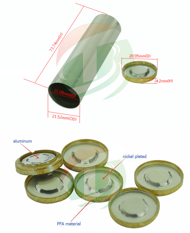 21700 cylinder cell cases