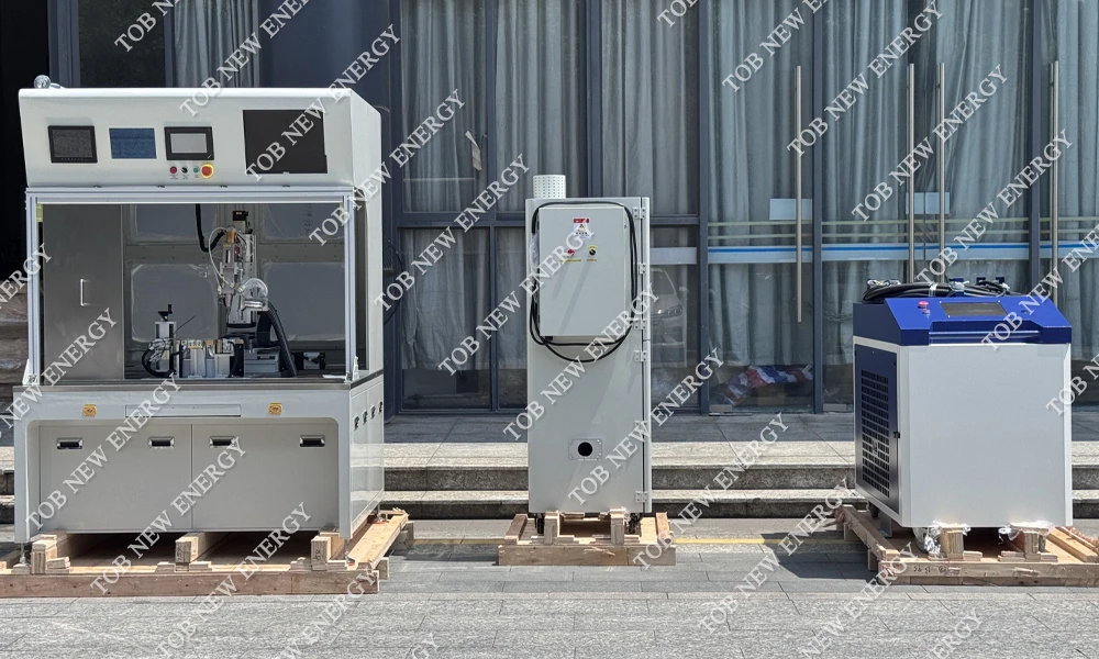 Laser Welding Machine for Prismatic Cell Top Lid and Filling Port Sealing