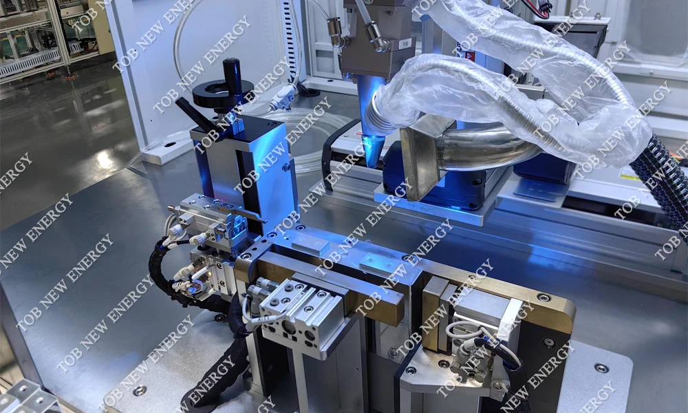 Laser Welding Machine for Prismatic Cell Top Lid and Filling Port Sealing