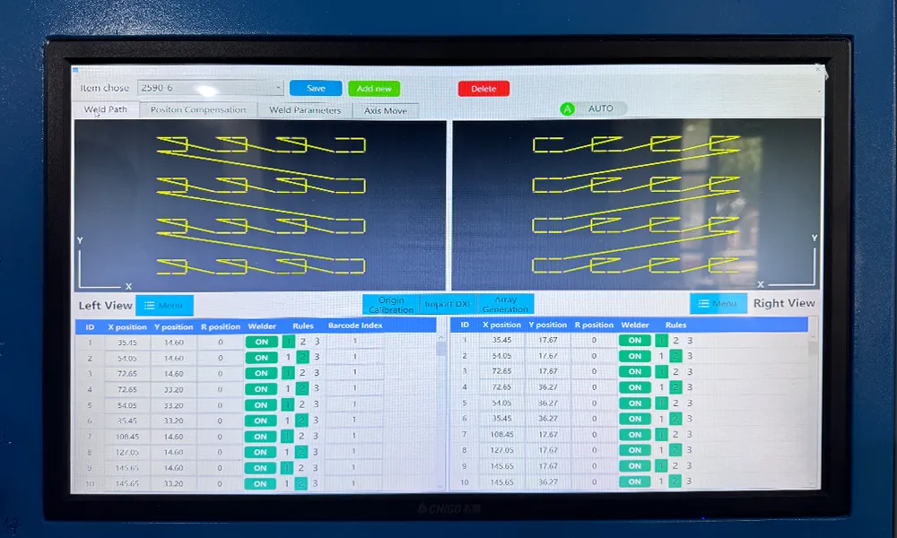 PLC of Double-Side Automatic Spot Welding Machine