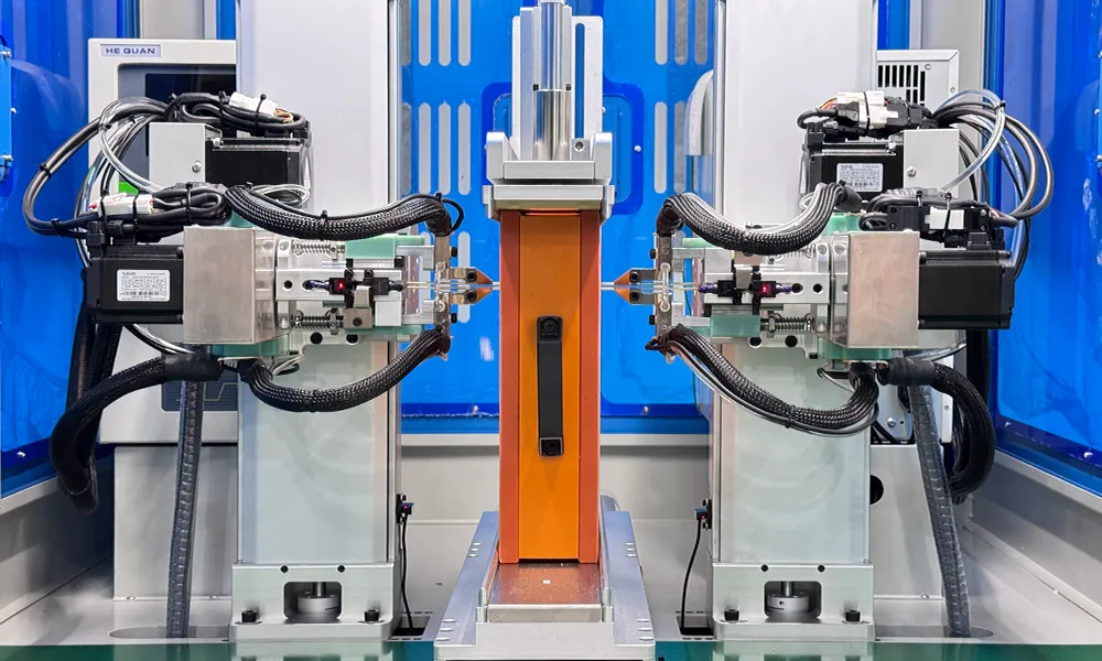 Double-Side Automatic Spot Welding Machine for Battery Module & Pack Assembly Double-Side Automatic Spot Welding Machine for Battery Module & Pack Assembly