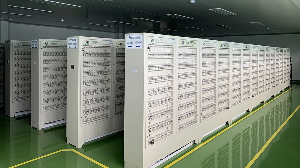 Cylindrical battery formation machine from TOB NEW ENERGY Cylindrical battery formation machine from TOB NEW ENERGY