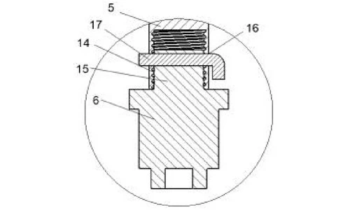 CN215451487U Figure 4 - stamping column with the upper sealing die