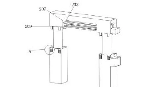Internal structure of the heating device showing the condensing plate and air passages