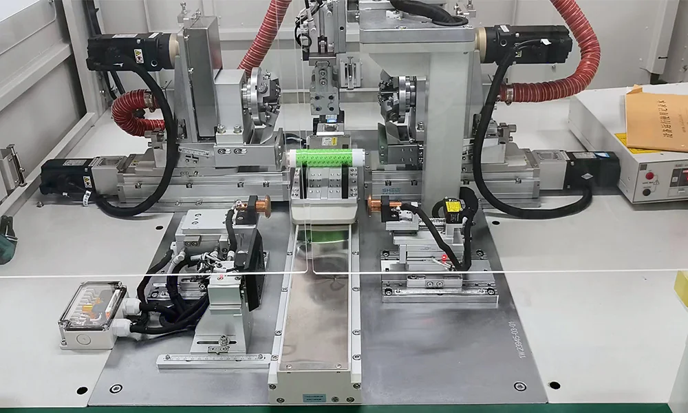 End-face flattening of a 32140 tabless cylindrical cell jelly roll