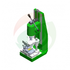 China principal fabricante abas do super capacitor máquina de perfuração manual