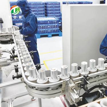 Linha de produção de bateria sem abas 21700