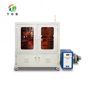 Máquina de perfuração a laser de folha de cobre TOB-F200W-T3 com três cabeças de laser de fibra e desbobinador servo