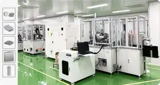 linha de produção da bateria