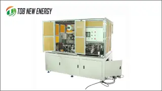 máquina de empilhamento de baterias