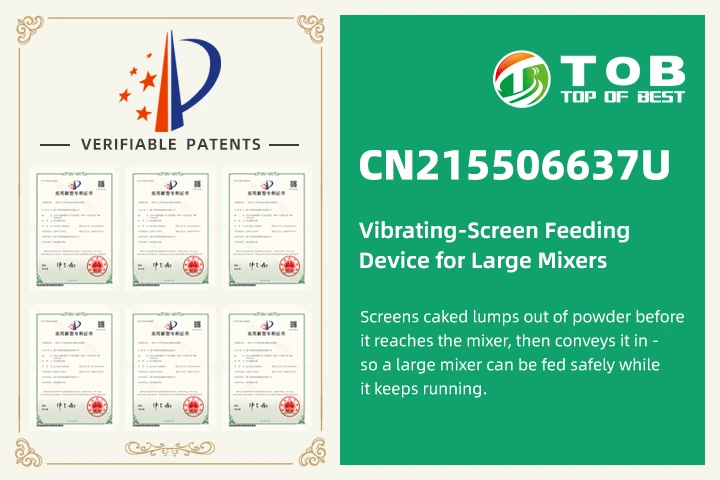 Patente CN215506637U - Dispositivo de alimentação com peneira vibratória