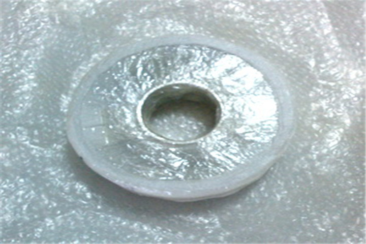 As folhas de alumínio da bateria de lítio de 57mm de largura são enviadas para os eua