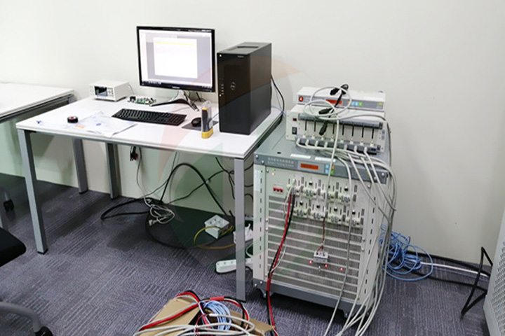 instalação e depuração do sistema de teste de bateria